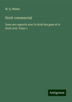 Droit commercial - Masse, M. Q.