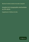 Annales de la typographie néerlandaise au XVe siècle