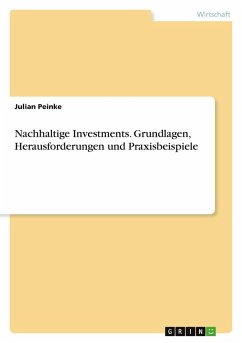 Nachhaltige Investments. Grundlagen, Herausforderungen und Praxisbeispiele Nachhaltige Investments. Grundlagen, Herausforderungen und Praxisbeispiele