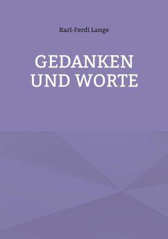 Gedanken und Worte (eBook, ePUB)