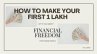 How to make your first 1 lakh (eBook,... - Bild 1