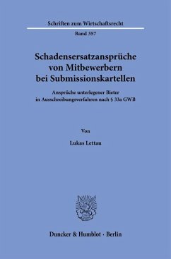 Cover Schadensersatzansprüche von Mitbewerbern bei Submissionskartellen