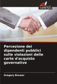 Percezione dei dipendenti pubblici sulle violazioni delle carte d'acquisto governative