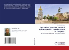Cover Ukrainian national musical culture and its development in the past: