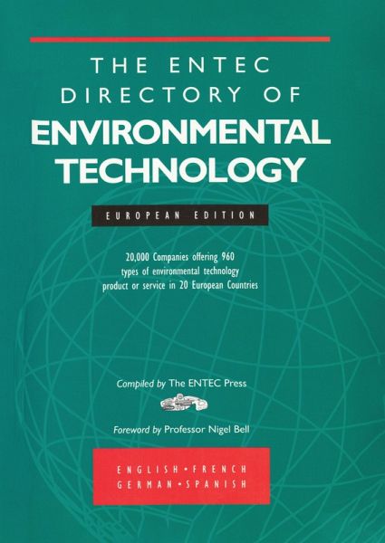 Entec Directory Of Environmental Technology European Edition (eBook, ePUB) Entec Directory Of Environmental Technology European Edition (eBook, ePUB)