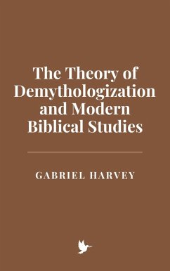 Cover The Theory of Demythologization and Modern Biblical Studies (eBook, ePUB)