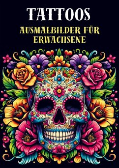 Cover Ausmalbilder für Erwachsene - Tattoos