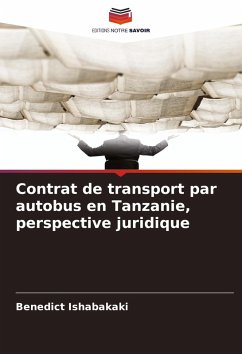 Cover Contrat de transport par autobus en Tanzanie, perspective juridique