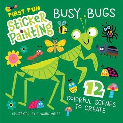 Cover First Fun Sticker Painting: Busy Bugs