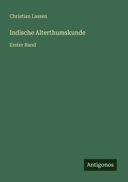 Indische Alterthumskunde