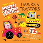 First Fun Sticker Painting: Trucks & Tractors