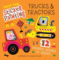 First Fun Sticker Painting: Trucks & Tractors - Miller, Edward