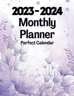 Cover 2023-2024 Monthly Planner Perfect Calendar