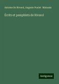 Écrits et pamphlets de Rivarol