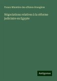 Négociations relatives à la réforme judiciaire en Egypte Négociations relatives à la réforme judiciaire en Egypte