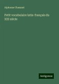 Petit vocabulaire latin-français du XIII siècle