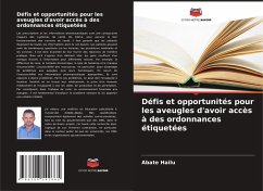 Défis et opportunités pour les aveugles d'avoir accès à des ordonnances étiquetées - Hailu, Abate