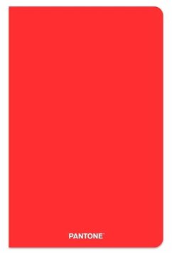 Pantone Official Red 5.25 X 8.25 Inch Lined Compact Journal Non-Dated - Browntrout