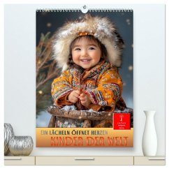 Cover Kinder der Welt - ein Lächeln öffnet Herzen (hochwertiger Premium Wandkalender 2026 DIN A2 hoch), Kunstdruck in Hochglanz