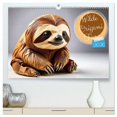 Cover Wilde Origami Tiere (hochwertiger Premium Wandkalender 2026 DIN A2 quer), Kunstdruck in Hochglanz