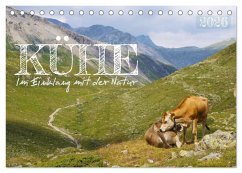 Cover Kühe im Einklang mit der Natur (Tischkalender 2026 DIN A5 quer), CALVENDO Monatskalender