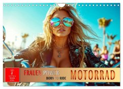 Cover Frauen Power Motorrad (Wandkalender 2026 DIN A4 quer), CALVENDO Monatskalender