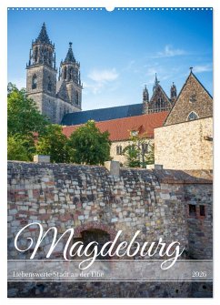 Cover Magdeburg - Liebenswerte Stadt an der Elbe (Wandkalender 2026 DIN A2 hoch), CALVENDO Monatskalender