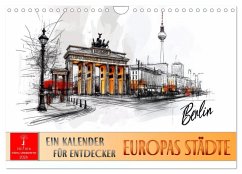 Cover Europas Städte - ein Kalender für Entdecker (Wandkalender 2026 DIN A4 quer), CALVENDO Monatskalender