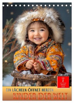 Cover Kinder der Welt - ein Lächeln öffnet Herzen (Tischkalender 2026 DIN A5 hoch), CALVENDO Monatskalender
