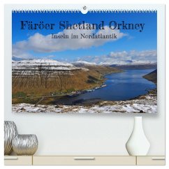 Cover Färöer, Shetland, Orkney - Inseln im Nordatlantik (hochwertiger Premium Wandkalender 2026 DIN A2 quer), Kunstdruck in Hochglanz
