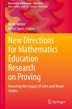 Cover New Directions for Mathematics Education Research on Proving