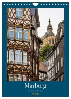 Marburg - Die Perle an der Lahn (Wandkalender 2026 DIN A4 hoch), CALVENDO Monatskalender