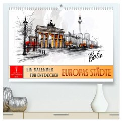 Cover Europas Städte - ein Kalender für Entdecker (hochwertiger Premium Wandkalender 2026 DIN A2 quer), Kunstdruck in Hochglanz
