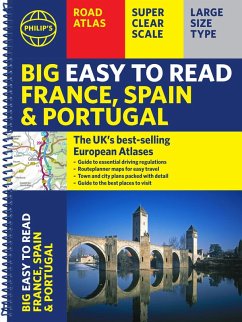 Cover Philip's Big Easy to Read France, Spain & Portugal Road Atlas