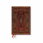 Paperblanks 2026 First Folio Shakespeare's Library 12-Month Planner Mini Horizontal Elastic Band 160 Pg 100 GSM