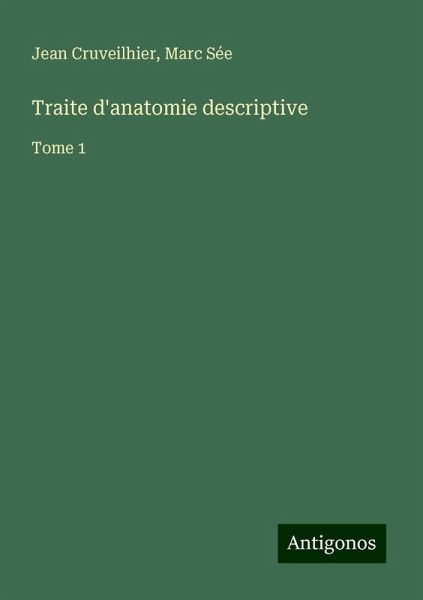 Traite d'anatomie descriptive