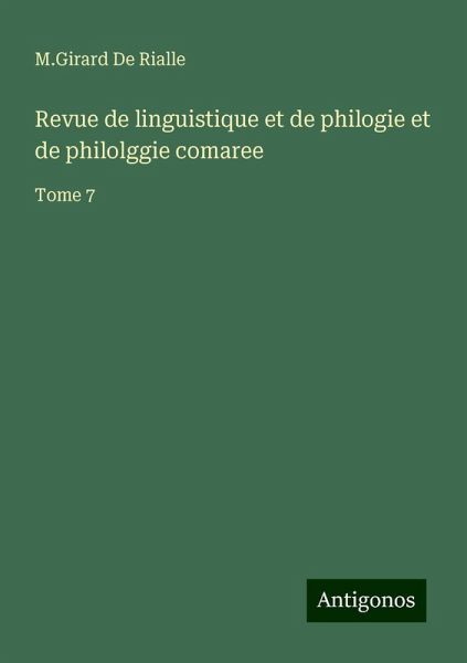 Revue de linguistique et de philogie et de philolggie comaree Revue de linguistique et de philogie et de philolggie comaree