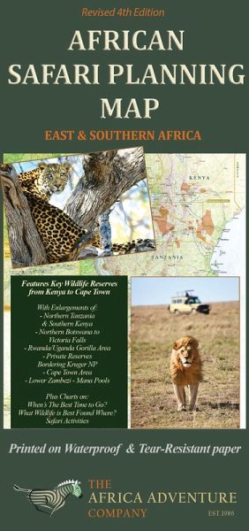 African Safari Planning Map
