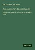 De la température du corps humain De la température du corps humain