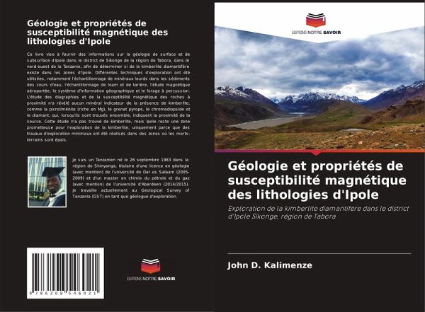 Géologie et propriétés de susceptibilité magnétique des lithologies d'Ipole Géologie et propriétés de susceptibilité magnétique des lithologies d'Ipole