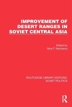 Cover Improvement of Desert Ranges in Soviet Central Asia