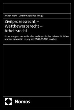 Cover Zivilprozessrecht - Wettbewerbsrecht - Arbeitsrecht