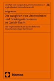 Der Ausgleich von Unternehmer- und Gläubigerinteressen im GmbH-Recht