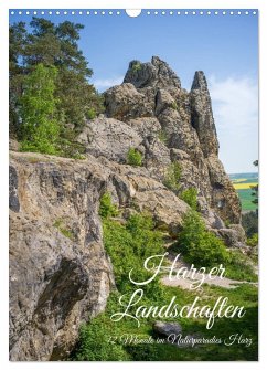 Harzer Landschaften - 12 Monate im Naturparadies Harz (Wandkalender 2026 DIN A3 hoch), CALVENDO Monatskalender