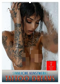 Cover Tattoo Dreams - Sinnliche Kunstwerke (Wandkalender 2026 DIN A2 hoch), CALVENDO Monatskalender