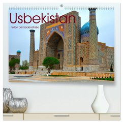 Usbekistan, Perlen der Seidenstraße (hochwertiger Premium Wandkalender 2026 DIN A2 quer), Kunstdruck in Hochglanz