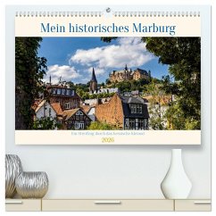 Cover Mein historisches Marburg (hochwertiger Premium Wandkalender 2026 DIN A2 quer), Kunstdruck in Hochglanz