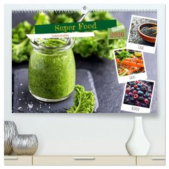 Super Food - Lebensmittel (hochwertiger Premium Wandkalender 2026 DIN A2 quer), Kunstdruck in Hochglanz