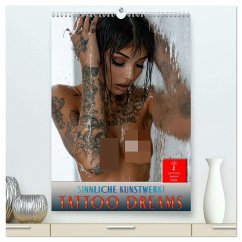 Cover Tattoo Dreams - Sinnliche Kunstwerke (hochwertiger Premium Wandkalender 2026 DIN A2 hoch), Kunstdruck in Hochglanz