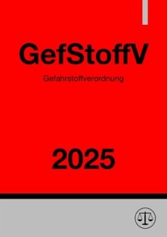 Cover Gefahrstoffverordnung - GefStoffV 2025